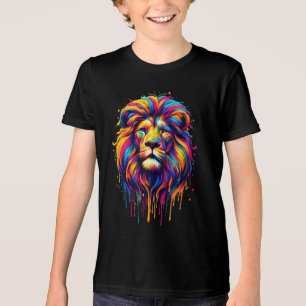 T-shirt En Tri-matière Lion de séchage de peinture
