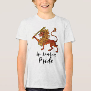T-shirt En Tri-matière Lion du drapeau sri lankais