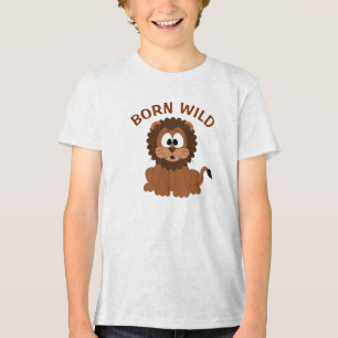 T-shirt En Tri-matière Lion Né Sauvage