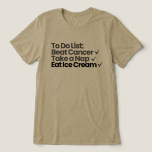 T-shirt En Tri-matière Liste de choses à faire : Vaincre le cancer, Faire
