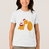 T-shirt En Tri-matière Little Dino Lover - mignonne et confortable pour l (Recto)