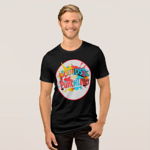 T-shirt En Tri-matière "Livres poinçonnées"