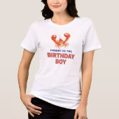 T-shirt En Tri-matière Lobster Parent of the Birthday Boy T-Shirt (Recto)