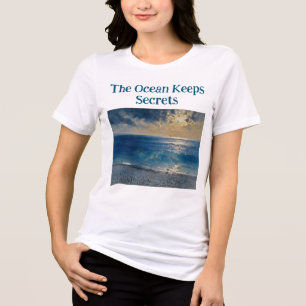 T-shirt En Tri-matière L'Océan Garde des Secrets – Un Paysage Marin Capti