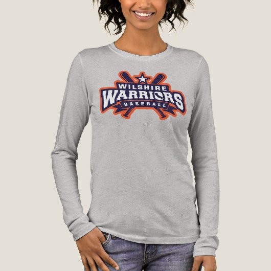 T-shirt En Tri-matière Logo de la Ligue de baseball Wilshire Warriors (Recto)