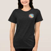 T-shirt En Tri-matière Logo de l'entreprise imprimée sur mesure avant (Recto)