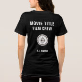 T-shirt En Tri-matière Logo de l'équipe de films sur mesure Nom personnal (Verso)