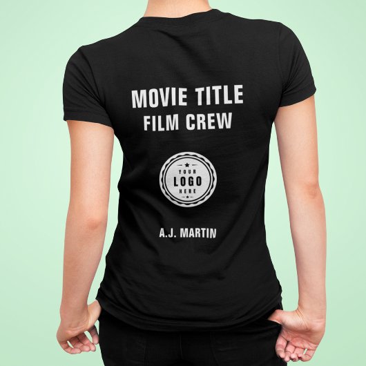 T-shirt En Tri-matière Logo de l'équipe de films sur mesure Nom personnal