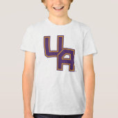 T-shirt En Tri-matière Logo de l'Université d'Albany Initials (Recto)