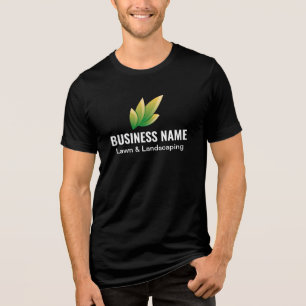 T-shirt En Tri-matière Logo de Modern Green Leaf Landscaping