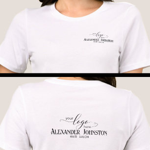 T-shirt En Tri-matière Logo de salon de coiffure, vêtements de personnel