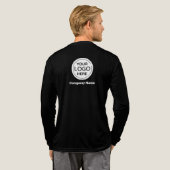 T-shirt En Tri-matière Logo d'entreprise (Verso complet)