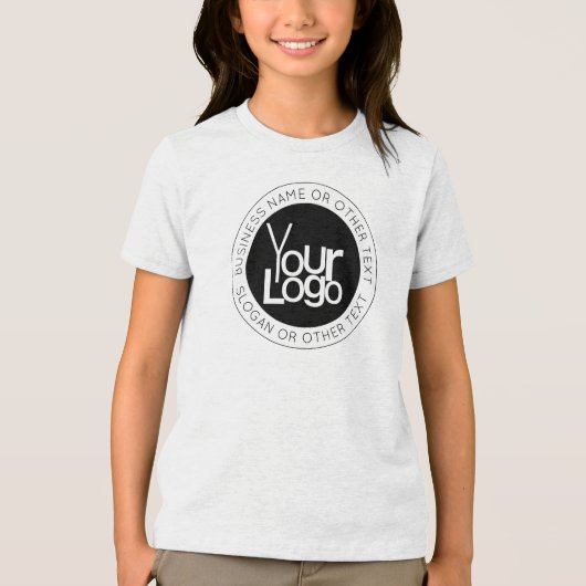 T-shirt En Tri-matière Logo d'entreprise et texte moderne simple modifiab (Recto)