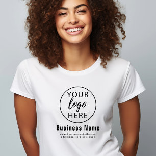 T-shirt En Tri-matière Logo d'entreprise personnalisé simple