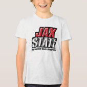 T-shirt En Tri-matière Logo d'état de Jacksonville State University JAX S (Recto)