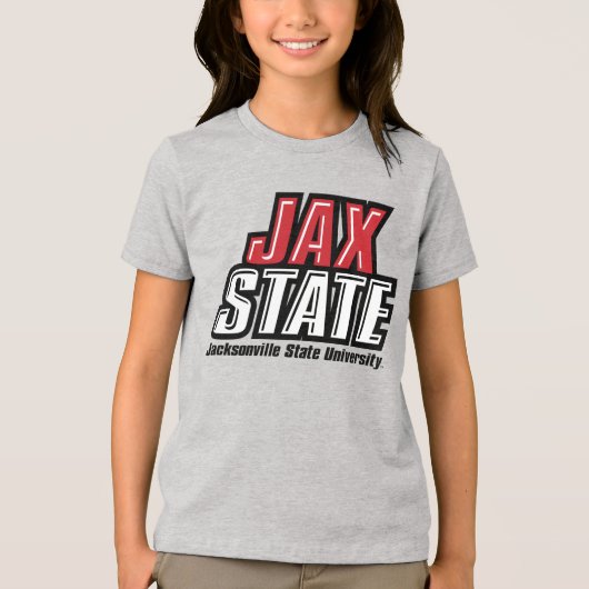 T-shirt En Tri-matière Logo d'état de Jacksonville State University JAX S (Recto)