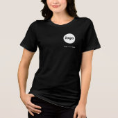 T-shirt En Tri-matière Logo simple et promotion de l'entreprise textuelle (Recto)