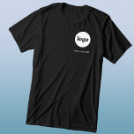 T-shirt En Tri-matière Logo simple et T-shirt Entreprise textuel<br><div class="desc">Logo simple et t-shirt d'affaires texte personnalisé. Remplacez le logo et le texte par le vôtre pour customiser. Portez-les vous-même, donnez-les à votre personnel, à vos employés et à vos collègues, vendez-les à vos clients et à vos clients ou donnez-les comme matériel promotionnel pour inspirer la fidélité de vos clients....</div>