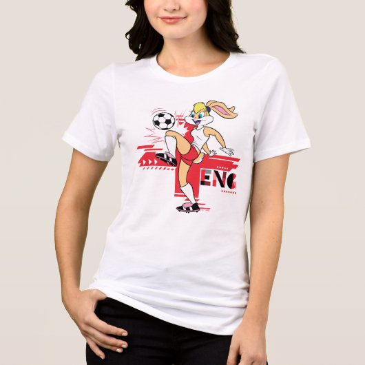 T-shirt En Tri-matière Lola Bunny Team England Soccer Graphic (Recto)