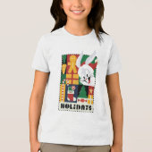 T-shirt En Tri-matière LOONEY TUNES™ BUGS BUNNY™ Holidays Badge (Recto)