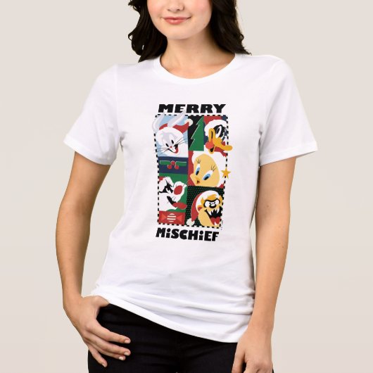 T-shirt En Tri-matière LOONEY TUNES™ Joyeux Mischief (Recto)