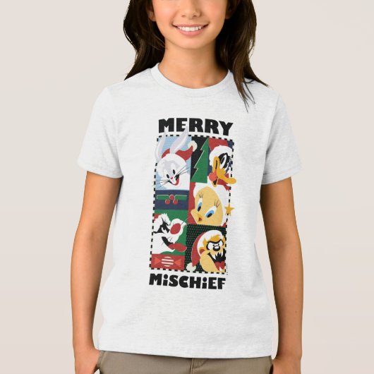 T-shirt En Tri-matière LOONEY TUNES™ Joyeux Mischief (Recto)