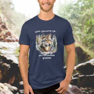 T-shirt En Tri-matière Loup chrétien de force
