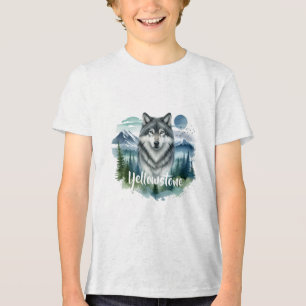 T-shirt En Tri-matière Loup de Yellowstone