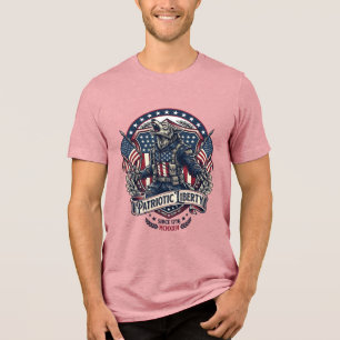 T-shirt En Tri-matière Loup-garou patriotique Patriote Horreur Monstre Pa