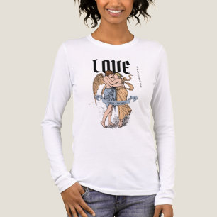 T-shirt En Tri-matière Love Embrace – Illustration d'un couple romantique