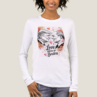 T-shirt En Tri-matière Love Knows No Border Valentine Long Sleeve