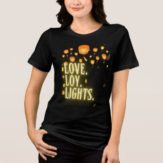 T-shirt En Tri-matière Love Loy Lights - femmes imprimées