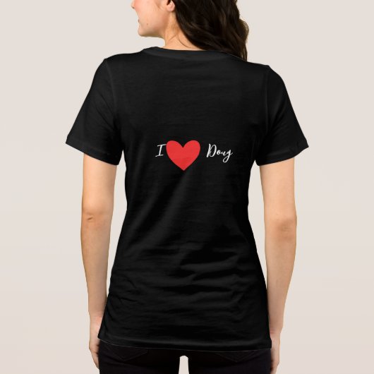 T-shirt En Tri-matière Love Personalized (Verso)