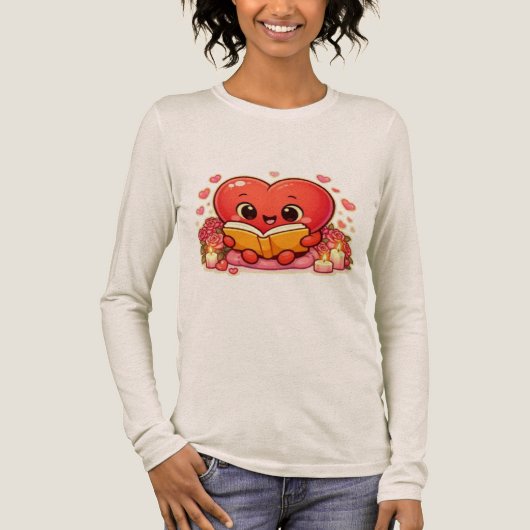 T-shirt En Tri-matière Love Stories Begin Within the Heart (Recto)