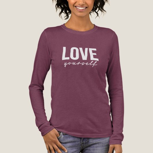 T-shirt En Tri-matière LOVE yourself (Recto)