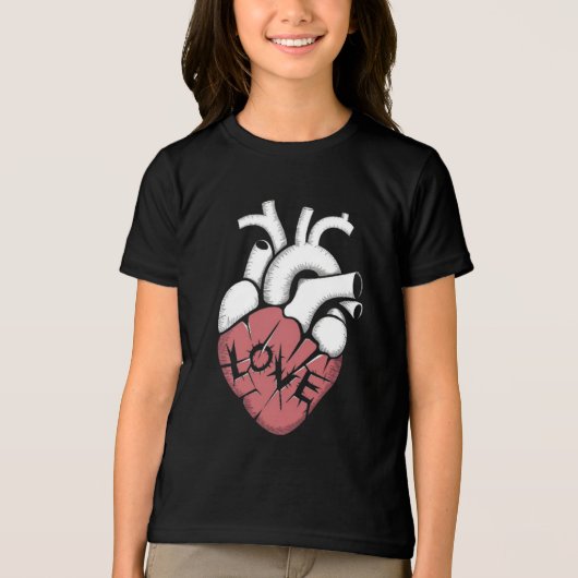 T-shirt En Tri-matière Lovely Heart (Recto)