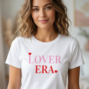 T-shirt En Tri-matière Lover Era Saint-Valentin Cœurs Roses et Rouges