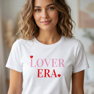 T-shirt En Tri-matière Lover Era Valentine's Day | Pink & Red Hearts