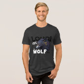 T-shirt En Tri-matière Loyal comme pack de loups (Recto plein)