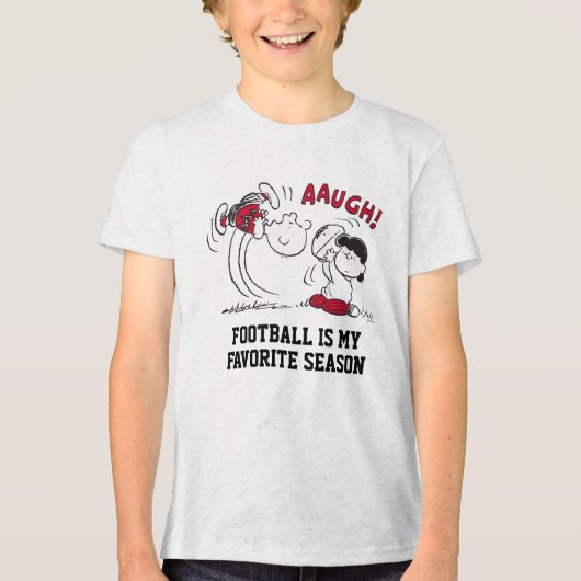 T-shirt En Tri-matière Lucy Tue Way Football De Charlie Brown (Recto)