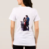 T-shirt En Tri-matière Lunar Howl : Wolf Pack Harmony (Verso)