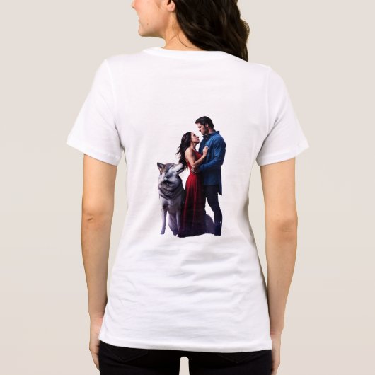 T-shirt En Tri-matière Lunar Howl : Wolf Pack Harmony (Verso)