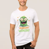 T-shirt En Tri-matière Lundi au mercredi Humeur - Funny Monster Tee (Recto)