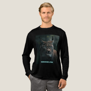 T-shirt En Tri-matière "Lynx eurasien – Création de portrait d'animal aud