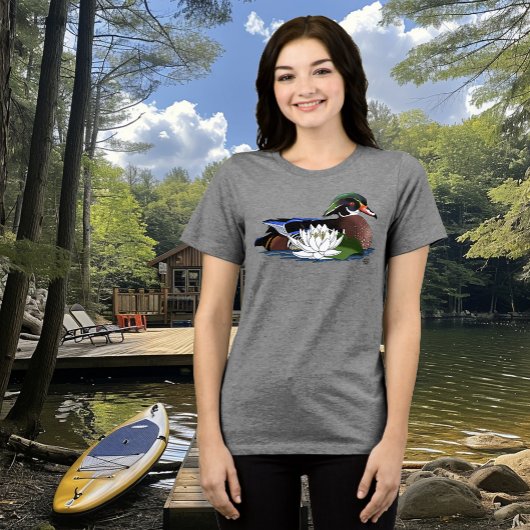 T-shirt En Tri-matière Lys d'eau de canard de bois