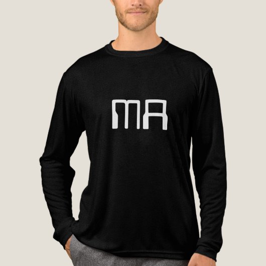 T-SHIRT  EN TRI-MATIÈRE M_A (Recto)