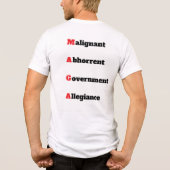 T-SHIRT  EN TRI-MATIÈRE MAGA 4 (Verso)