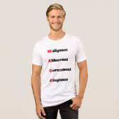 T-SHIRT  EN TRI-MATIÈRE MAGA 4 (Recto plein)