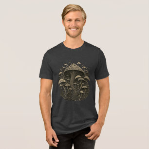 T-shirt En Tri-matière Magic Mushroom Sepia Art