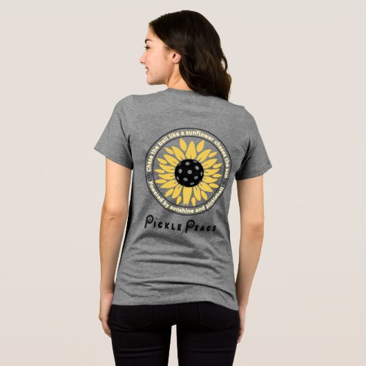 T-shirt En Tri-matière Magie Sunflower (Verso intégral)